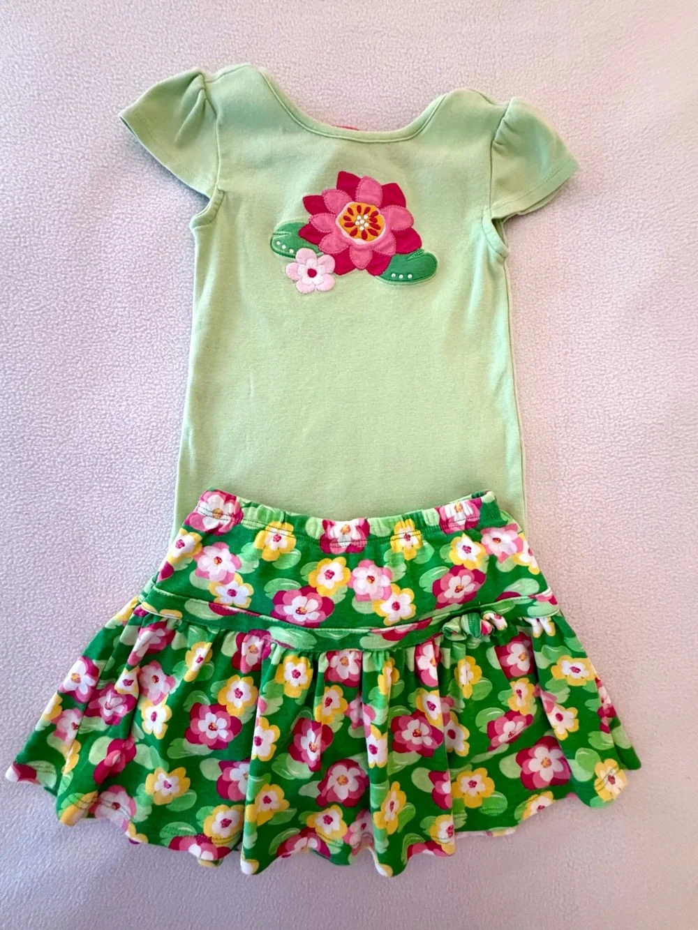 Gymboree Island Lily Skort Set